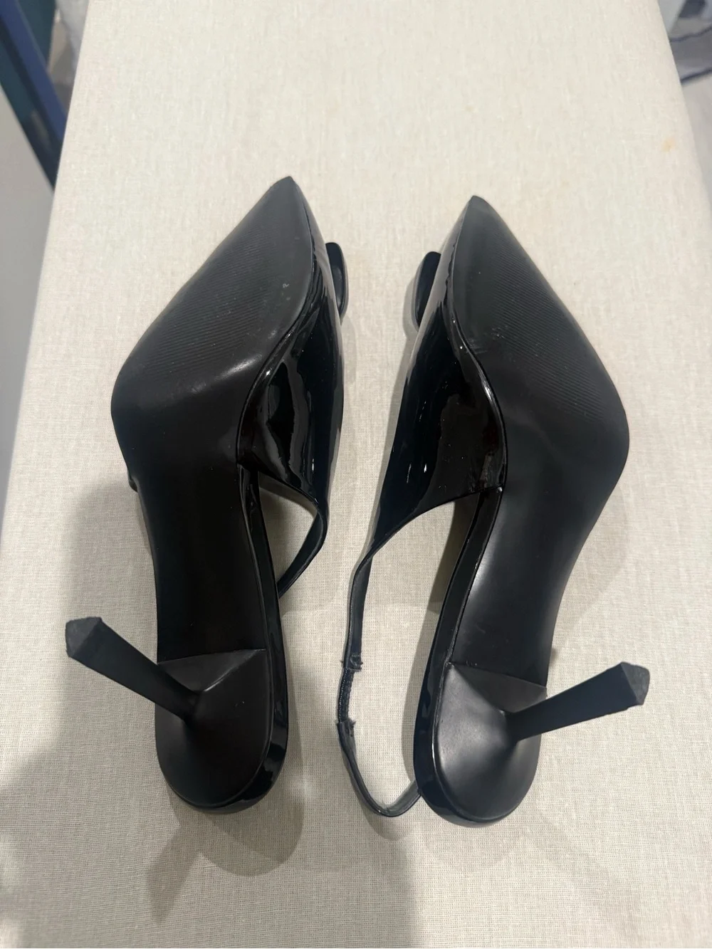 Steve Madden Gabbey Black Patent Slingback